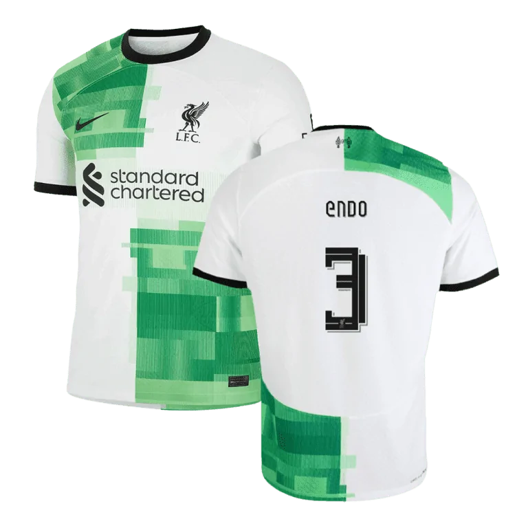 UCL Men's Replica ENDO #3 Liverpool Away Soccer Jersey Shirt 2023/24 - Best Soccer Jersey - 1