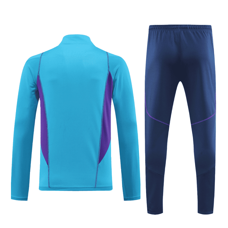Men's Argentina 3 Stars Zipper Tracksuit Sweat Shirt Kit (Top+Trousers) 2022/23 - Best Soccer Jersey - 2