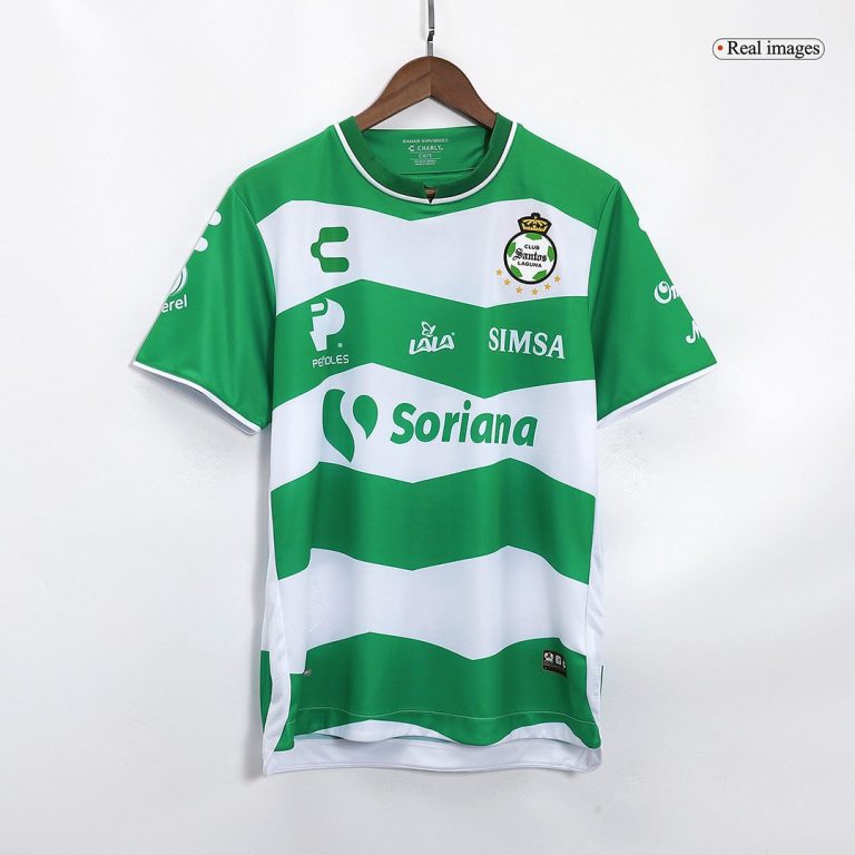 Men's Replica Santos Laguna Home Soccer Jersey Shirt 2023/24 - Best Soccer Jersey - 3
