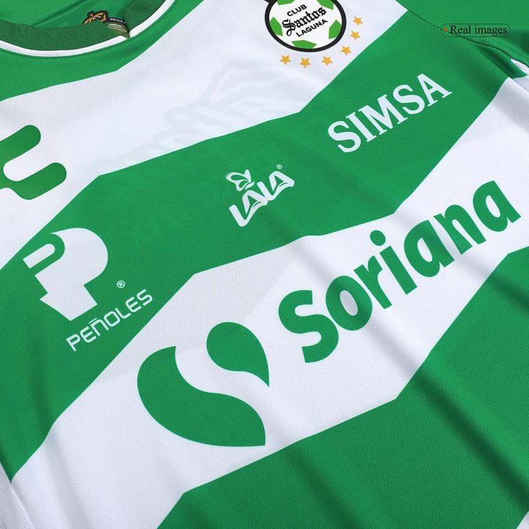 Men's Replica Santos Laguna Home Soccer Jersey Shirt 2023/24 - Best Soccer Jersey - 6