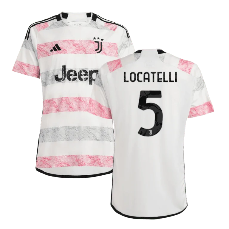 Men's Replica LOCATELLI #5 Juventus Away Soccer Jersey Shirt 2023/24 - Best Soccer Jersey - 1