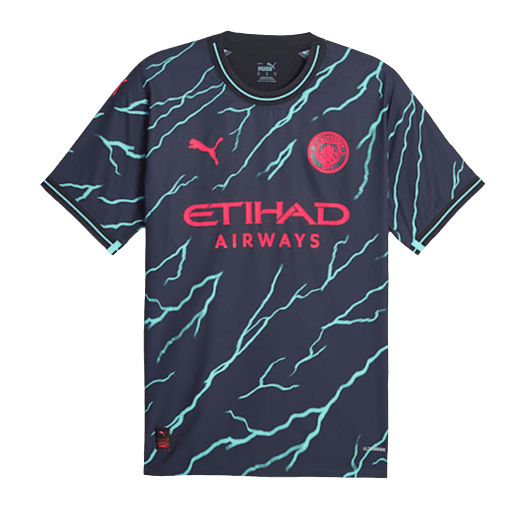 Men’s Authentic Manchester City Third Away Soccer Jersey Shirt 2023/24