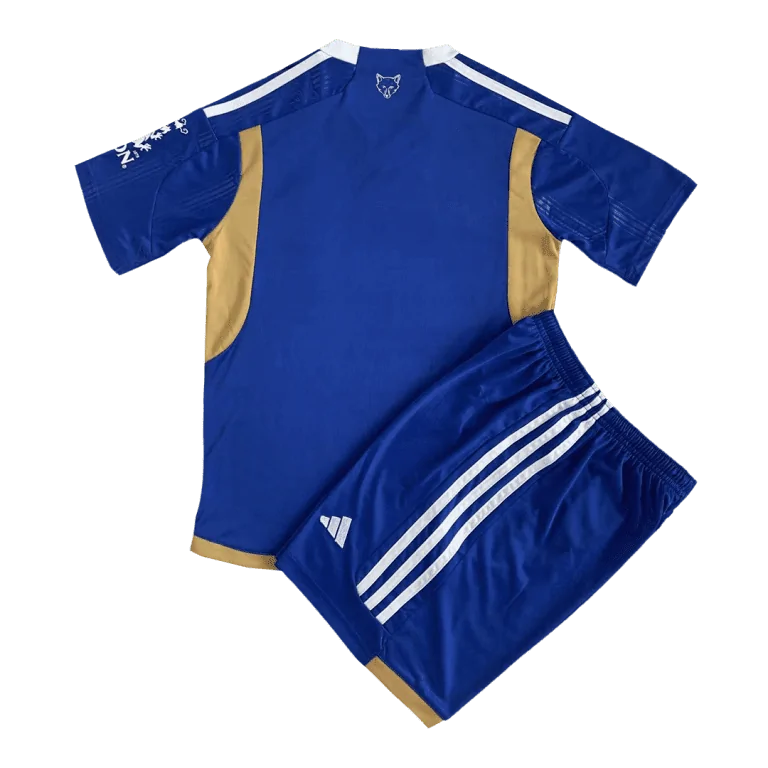 Kid's Leicester City Home Soccer Jersey Kit(Jersey+Shorts) 2023/24 - Best Soccer Jersey - 2