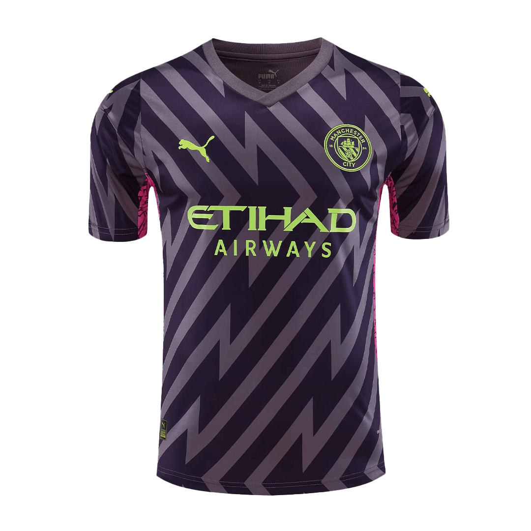 Men’s Replica Manchester City Goalkeeper Soccer Jersey Shirt 2023/24