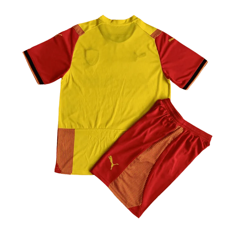 Kids RC Lens Home Soccer Jersey Kit (Jersey+Shorts) 2023/24 - Best Soccer Jersey - 2