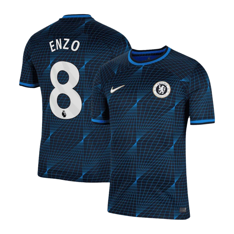 Men's Replica ENZO #8 Chelsea Away Soccer Jersey Shirt 2023/24 - Best Soccer Jersey - 1