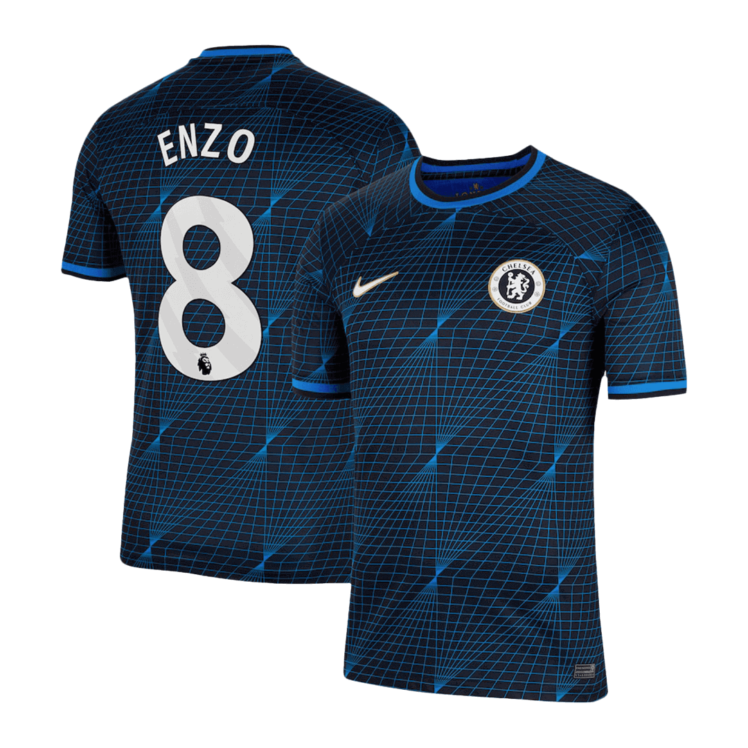 Men’s Replica ENZO #8 Chelsea Away Soccer Jersey Shirt 2023/24