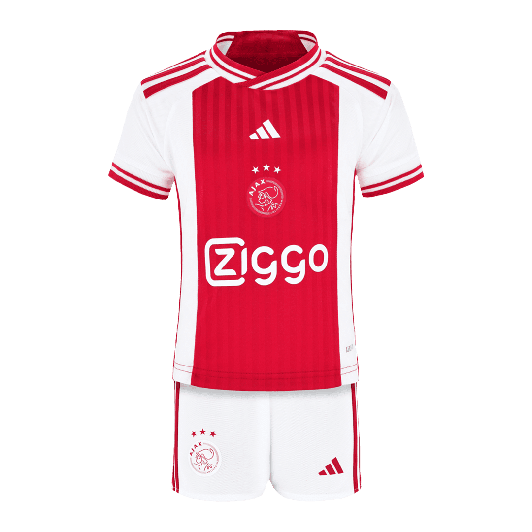 Kids Ajax Home Soccer Jersey Kit (Jersey+Shorts) 2023/24