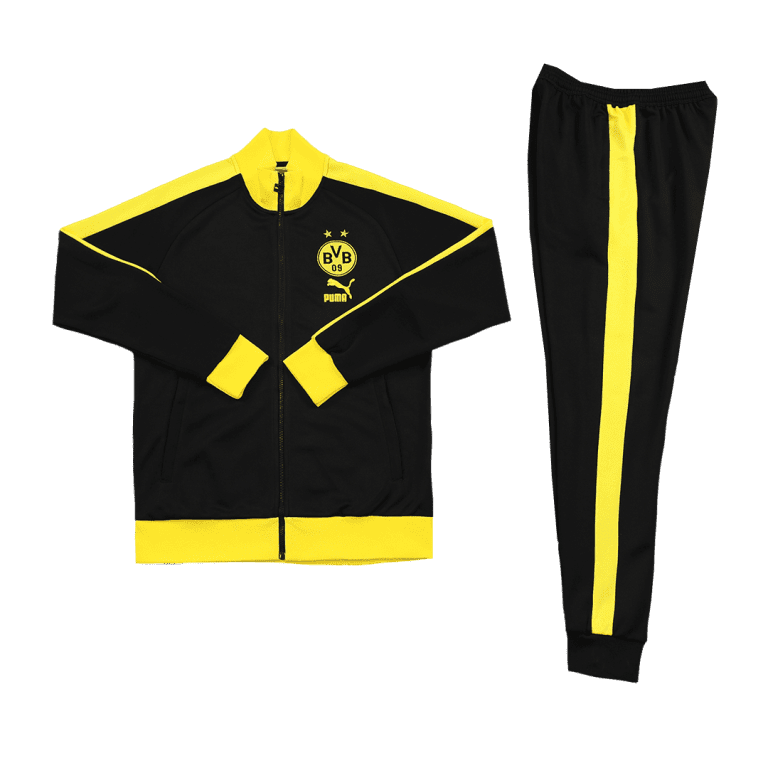Men's Borussia Dortmund Training Jacket Kit (Jacket+Pants) 2023/24 - Best Soccer Jersey - 4