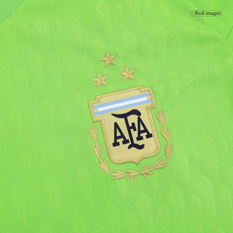 Men's Replica Argentina 3 Stars Goalkeeper Soccer Jersey Shirt 2022 - Best Soccer Jersey - 6