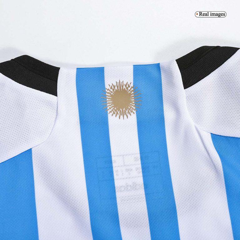 Women's Replica Argentina Three Stars Edition Home Soccer Jersey Shirt 2022 - World Cup 2022 - Best Soccer Jersey - 11