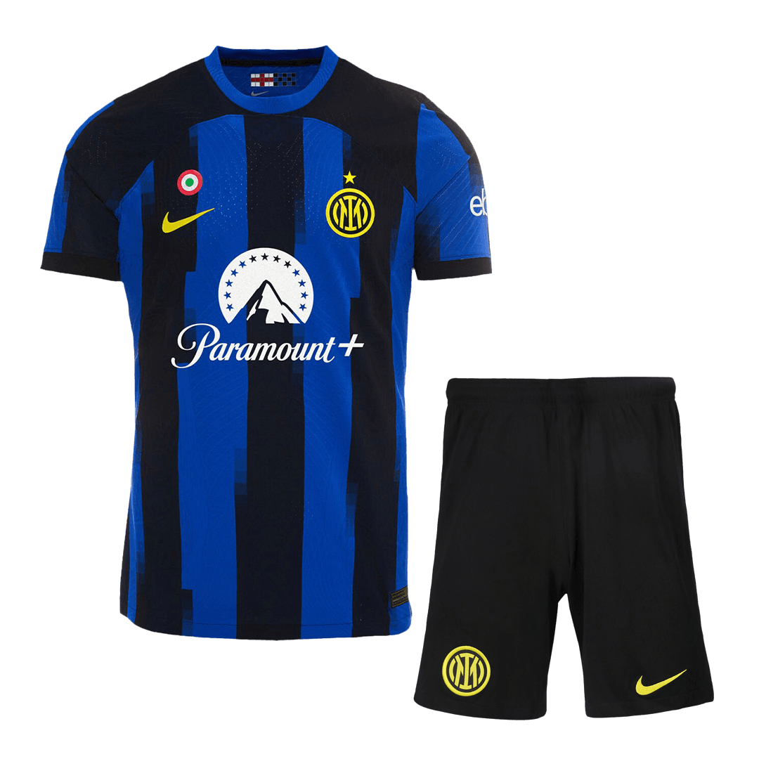 Men’s Replica Inter Milan Home Soccer Jersey Kit (Jersey+Shorts) 2023/24
