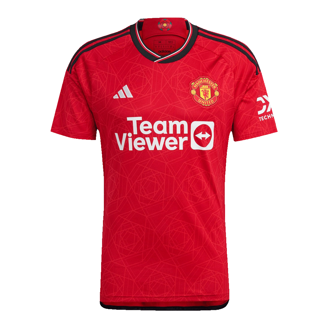 Men’s Replica Manchester United Home Soccer Jersey Shirt 2023/24