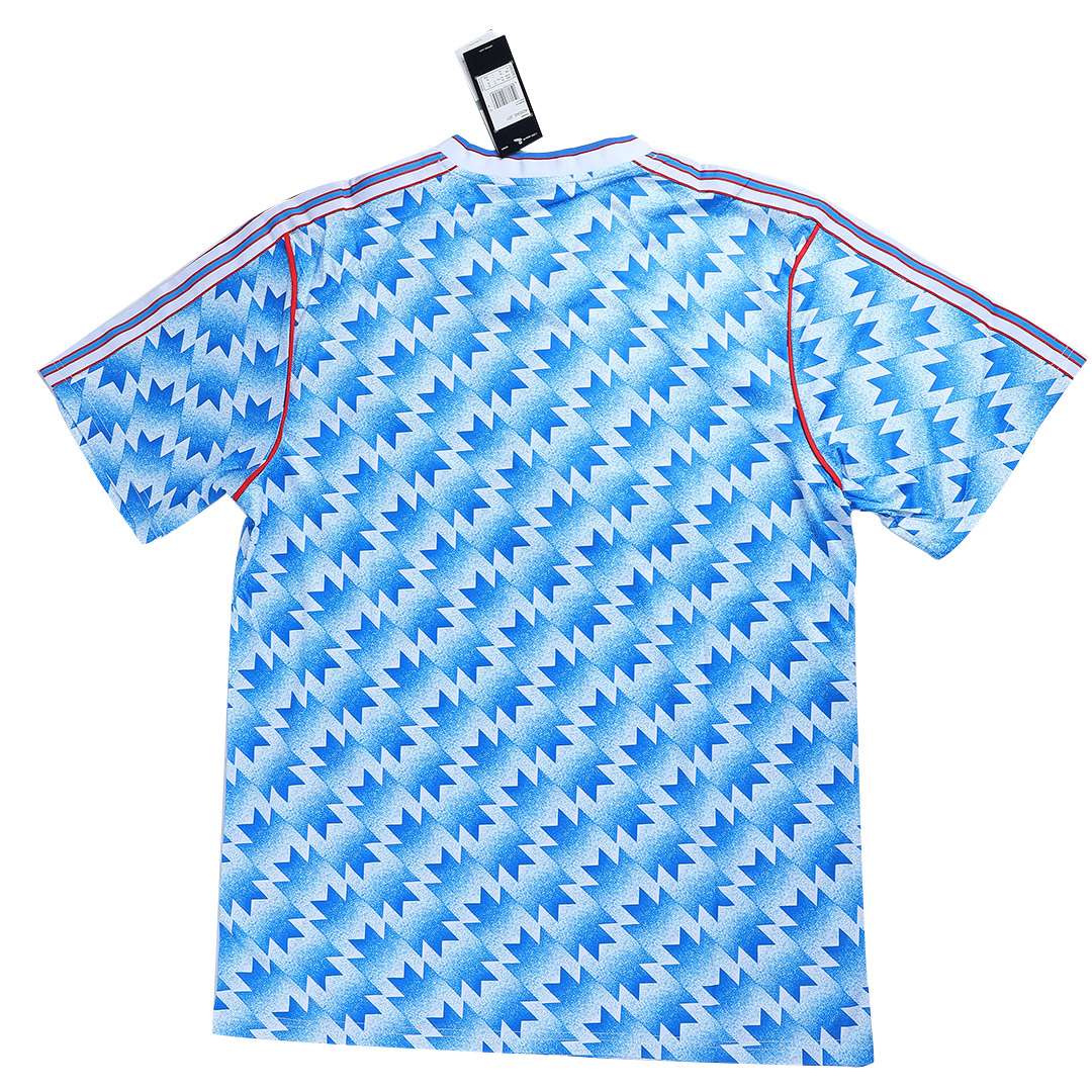 Men Manchester United Classic Football Jersey Short Sleeve Away 1990/92 - Best Soccer Jersey - 45