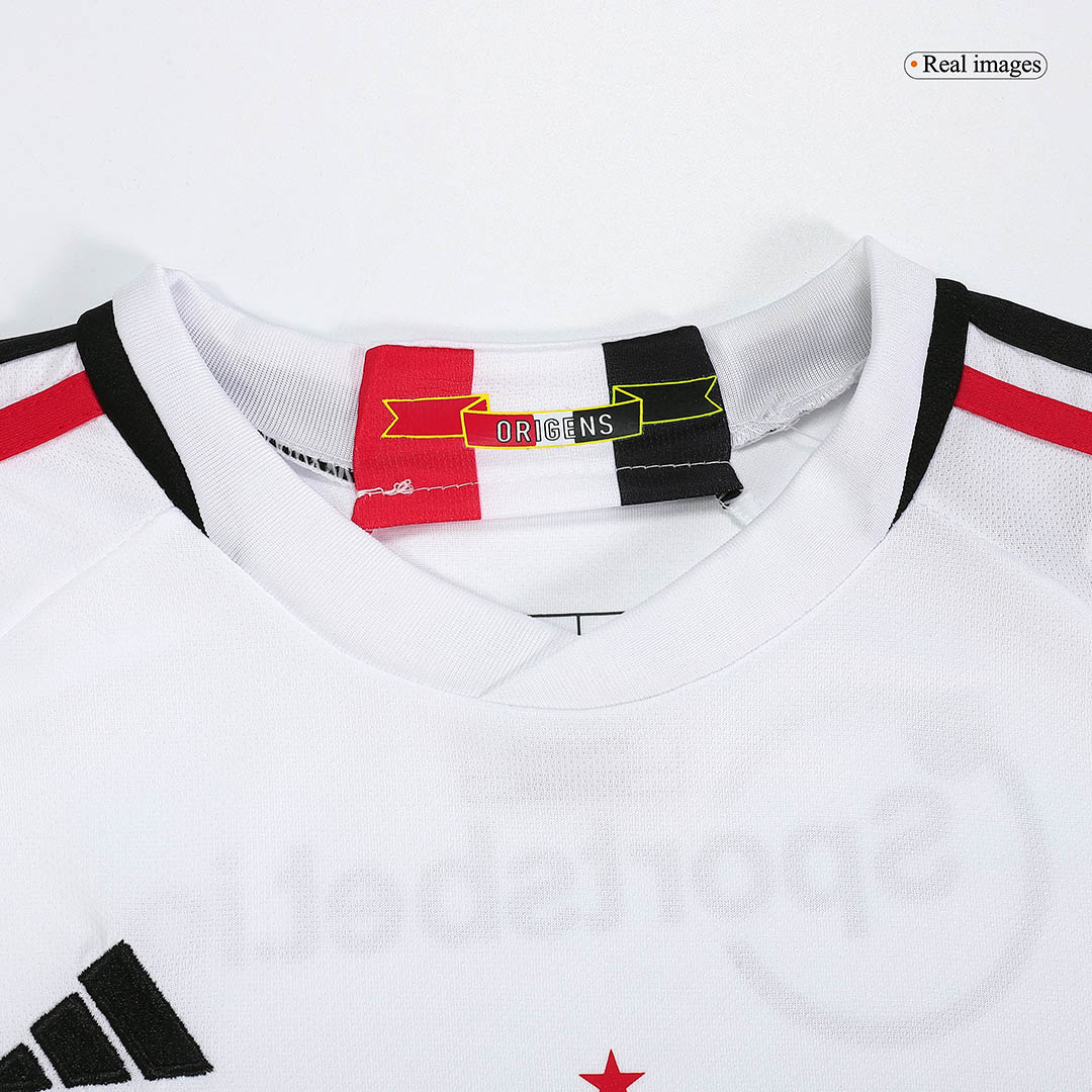 Kids Sao Paulo FC Complete Football Kits (Jersey+Shorts) Home 2023/24 - Best Soccer Jersey - 41