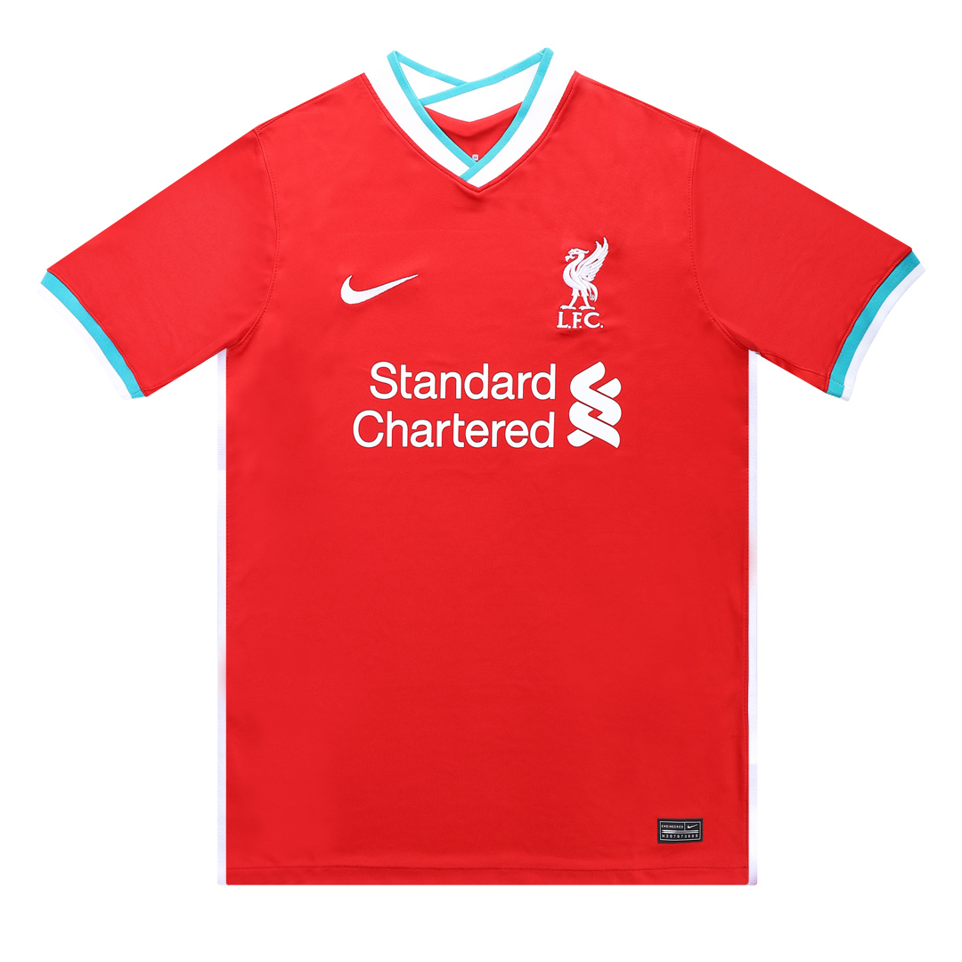 Men Liverpool Complete Football Kits (Jersey+Shorts+Socks) Home 2020/21 Fan Version - Best Soccer Jersey - 79