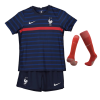 Men France Complete Football Kits (Jersey+Shorts+Socks) Home - Best Soccer Jersey - 16