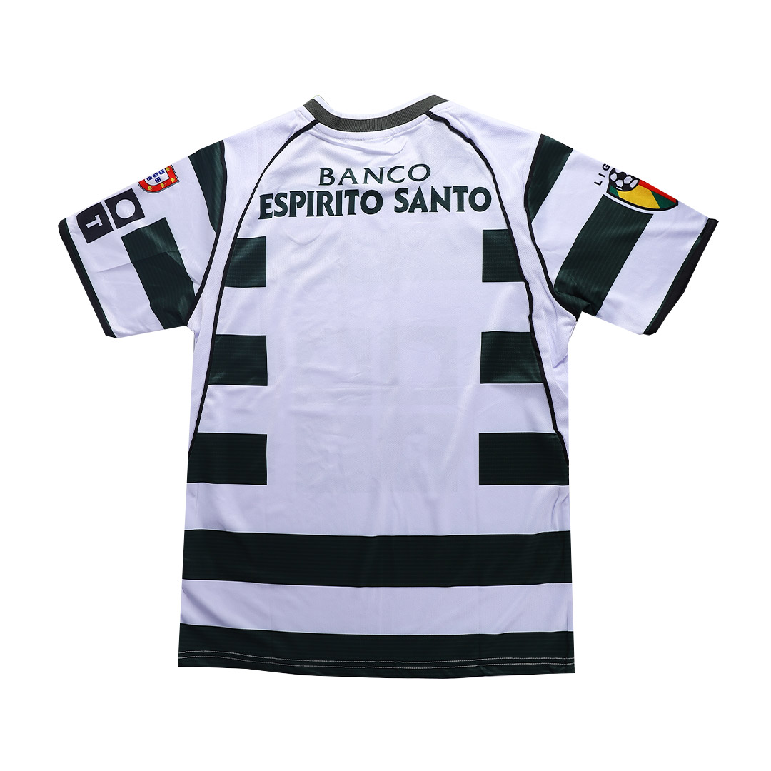 Men Sporting CP Classic Football Jersey Short Sleeve Home 2001 - Best Soccer Jersey - 39