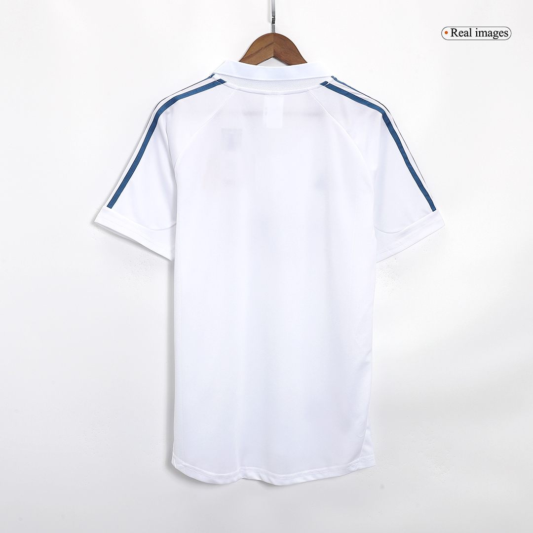 Men Real Madrid Classic Football Jersey Short Sleeve Home 2001 - Best Soccer Jersey - 27