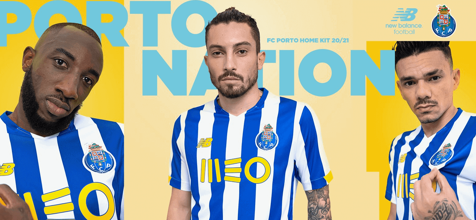 Men FC Porto Football Jersey Short Sleeve Home 2020/21 - Best Soccer Jersey - 55