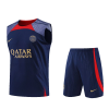 Men PSG Football Training Vests (Top+Shorts) 2023/24 - Best Soccer Jersey - 62
