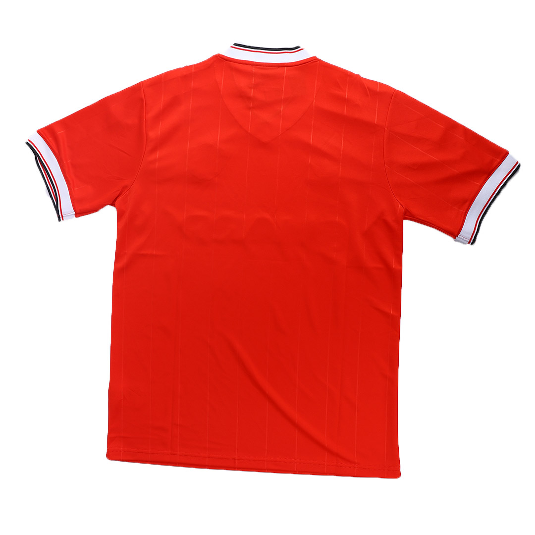 Men Manchester United Classic Football Jersey Short Sleeve Home 1982/84 - Best Soccer Jersey - 39