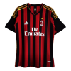 Men AC Milan Classic Football Jersey Short Sleeve Home 2013/14 - Best Soccer Jersey - 36