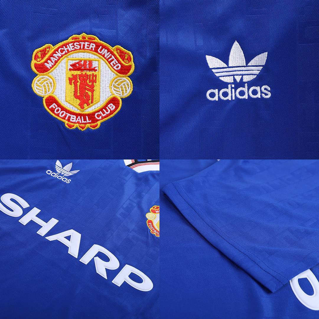 Men Manchester United Classic Football Jersey Short Sleeve Third Away 1986/88 - Best Soccer Jersey - 41
