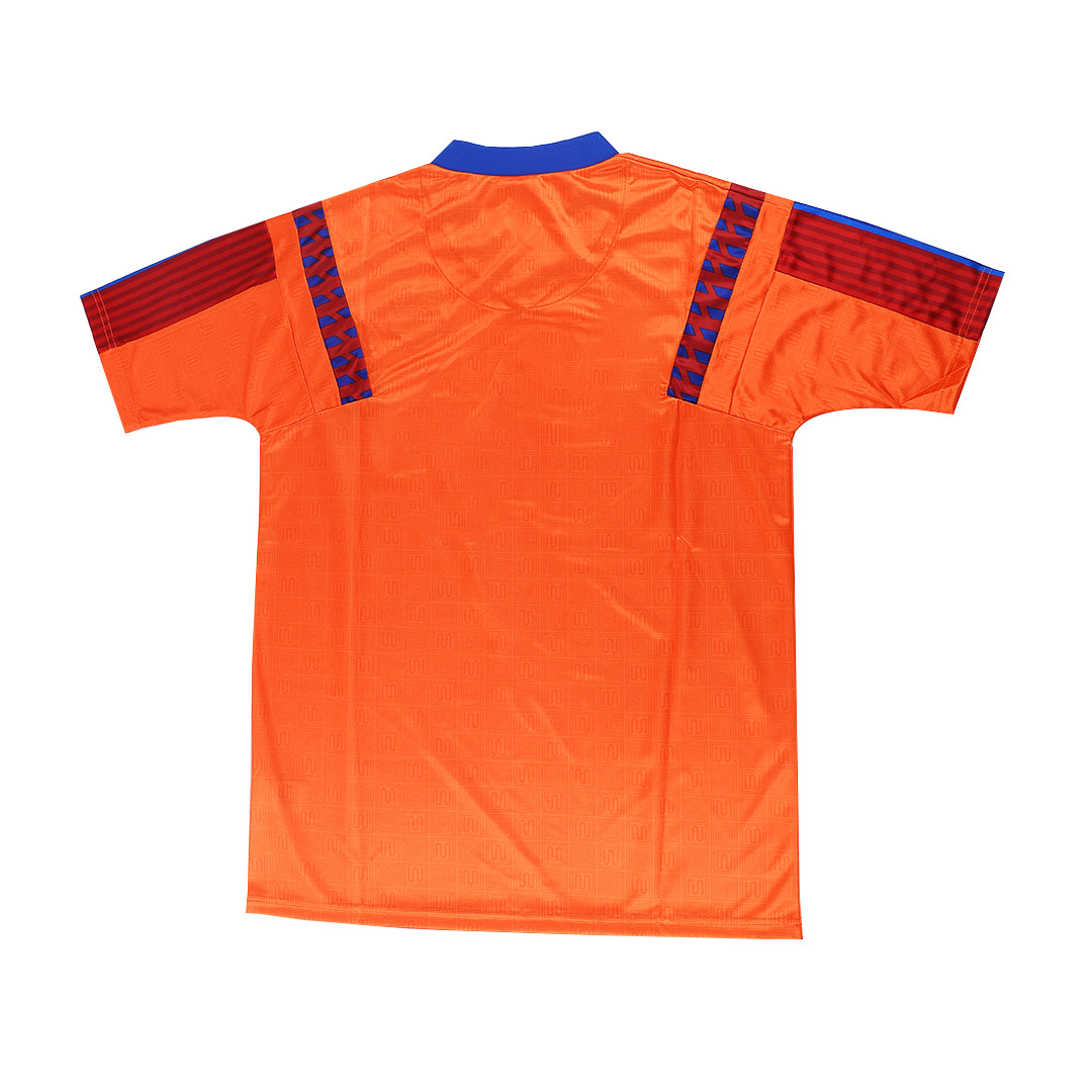 Men Barcelona Classic Football Jersey Short Sleeve Away 1991/92 - Best Soccer Jersey - 57