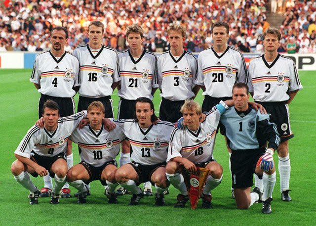 Men Germany World Cup Classic Football Jersey Short Sleeve Home 1998 - Best Soccer Jersey - 43