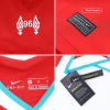 Men Liverpool Football Jersey Short Sleeve Mohamed Salah #11 Home 2020/21 Fan Version - Best Soccer Jersey - 36