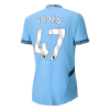 Men Manchester City Football Jersey Short Sleeve FODEN #47 Home 2024/25 Player Version - Best Soccer Jersey - 18