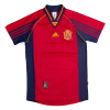 Men Spain Classic Football Jersey Short Sleeve Home 1998 - Best Soccer Jersey - 58