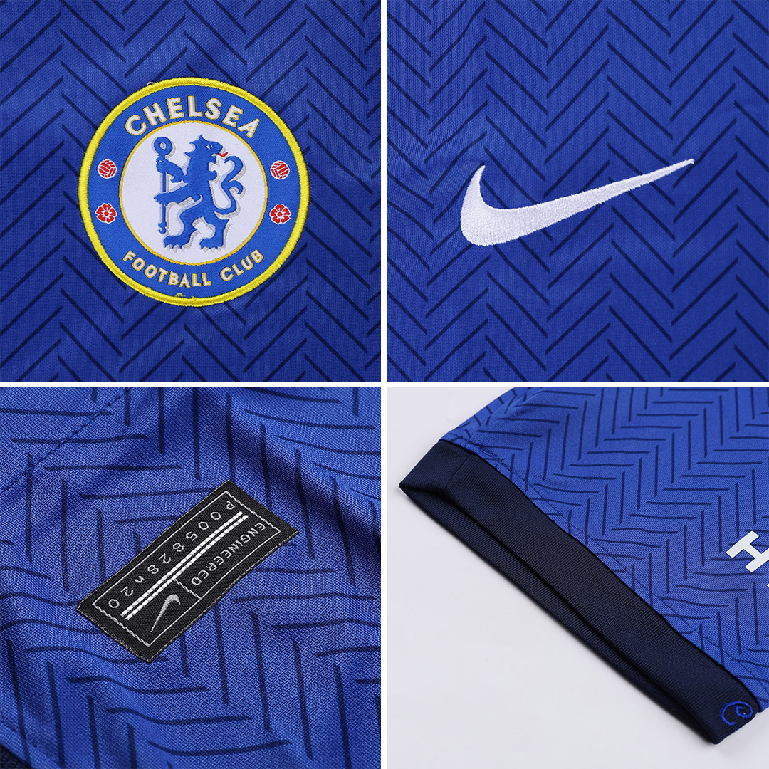 Men Chelsea Complete Football Kits (Jersey+Shorts) Home 2020/21 Fan Version - Best Soccer Jersey - 77
