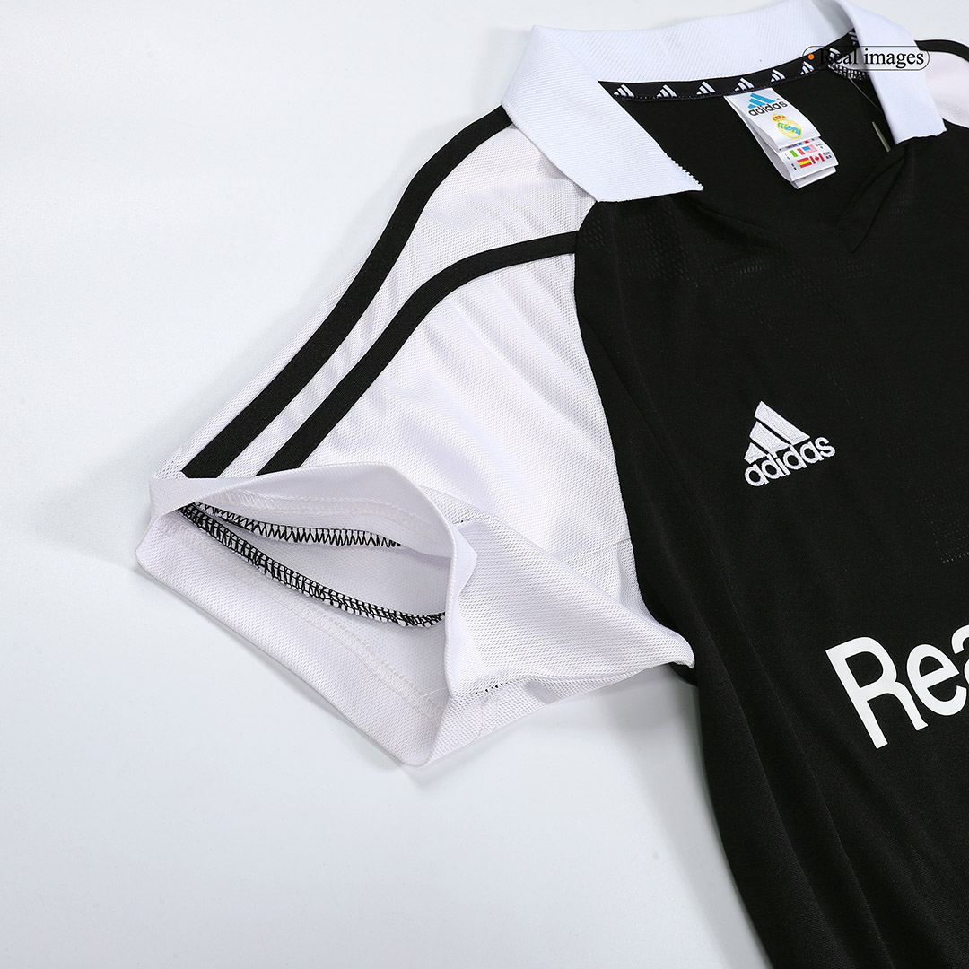 Men Real Madrid Classic Football Jersey Short Sleeve Away 2001 - Best Soccer Jersey - 37