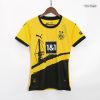 Women Borussia Dortmund Football Jersey Short Sleeve Home 2023/24 - Best Soccer Jersey - 58